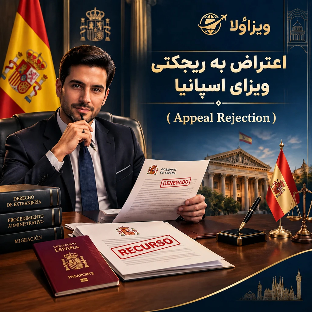 اعتراض به ریجکتی ویزای اسپانیا ( Appeal Rejection )