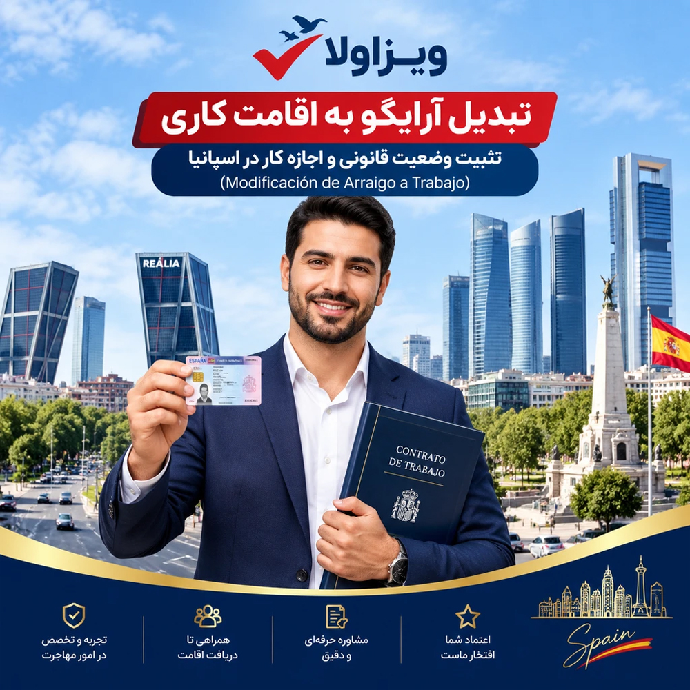تبدیل آرایگو به اقامت کاری