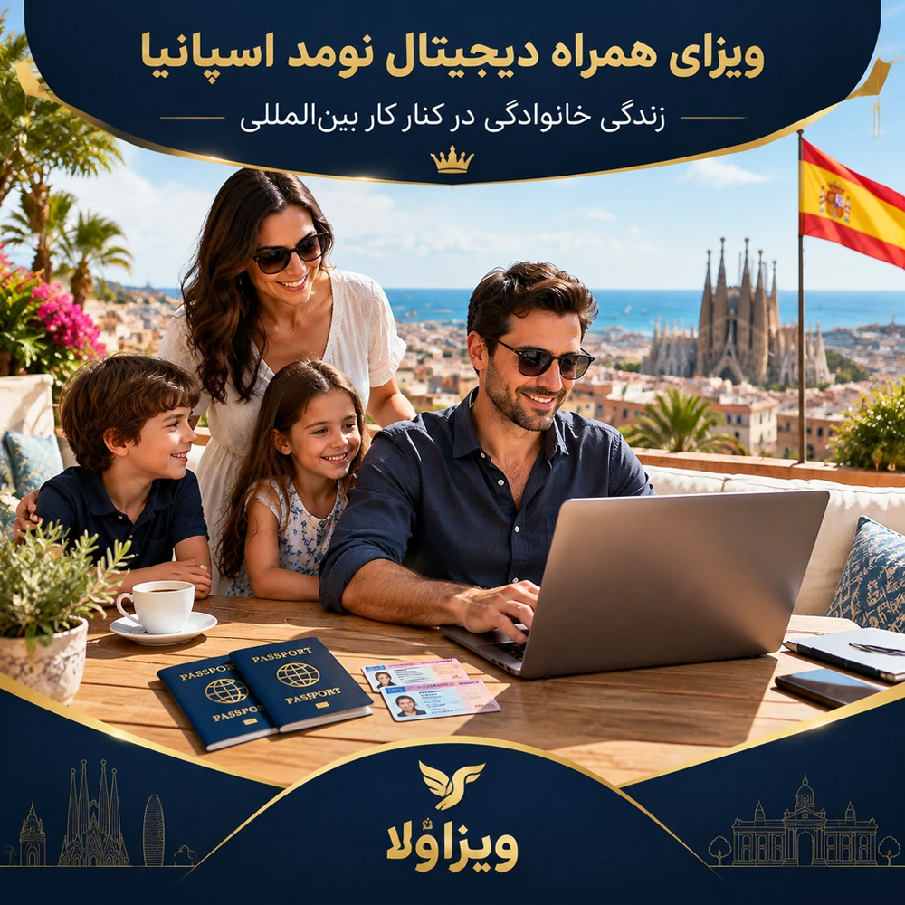 ویزای همراه دیجیتال نومد در اسپانیا