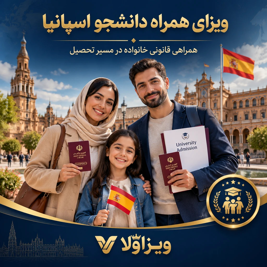 ویزای همراه دانشجو در اسپانیا
