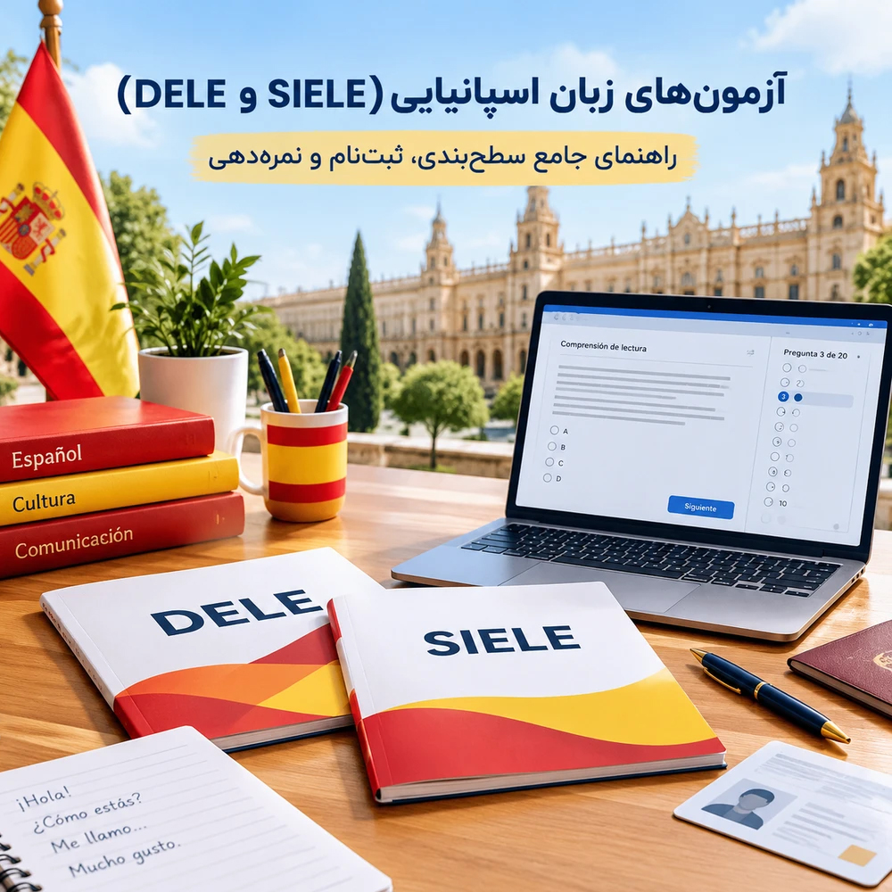 آزمون‌های زبان اسپانیایی DELE و SIELE چیست؟ مقایسه جامع سطوح، ساختار آزمون، اعتبار و نحوه ثبت‌نام