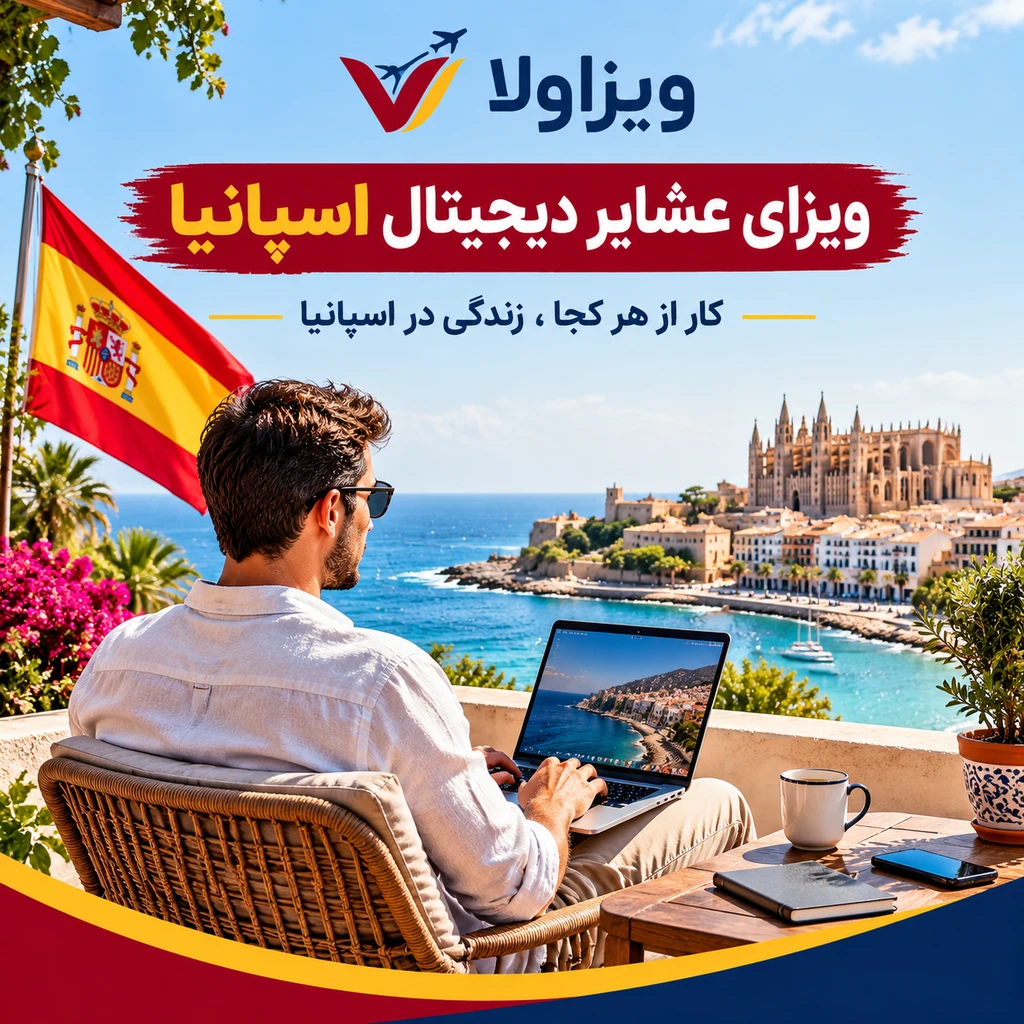 ویزای دیجیتال نومد اسپانیا