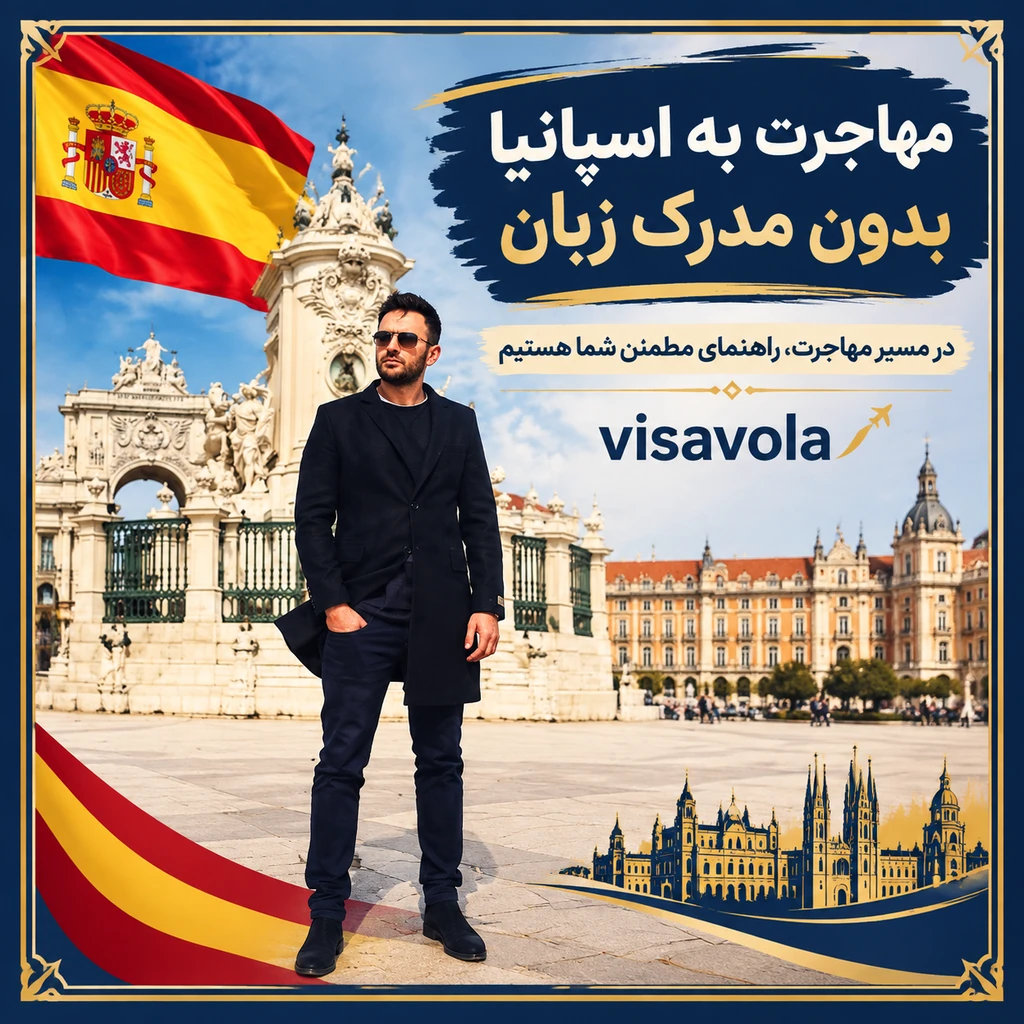 مهاجرت به اسپانیا بدون مدرک زبان